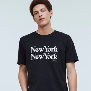 Corridor New York New York Black Mens Cotton Tee Size L NWOT